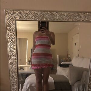 Amazon Strapless Multicolor Dress